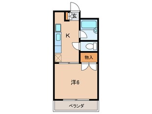 OAK VILLA 小倉の物件間取画像